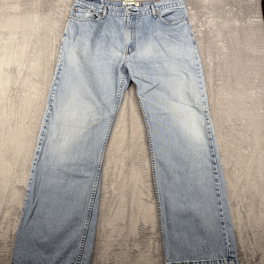 Levi's 505 Stright Fit Straight Leg Jeans Mens 40x32(30) Stonewash‎